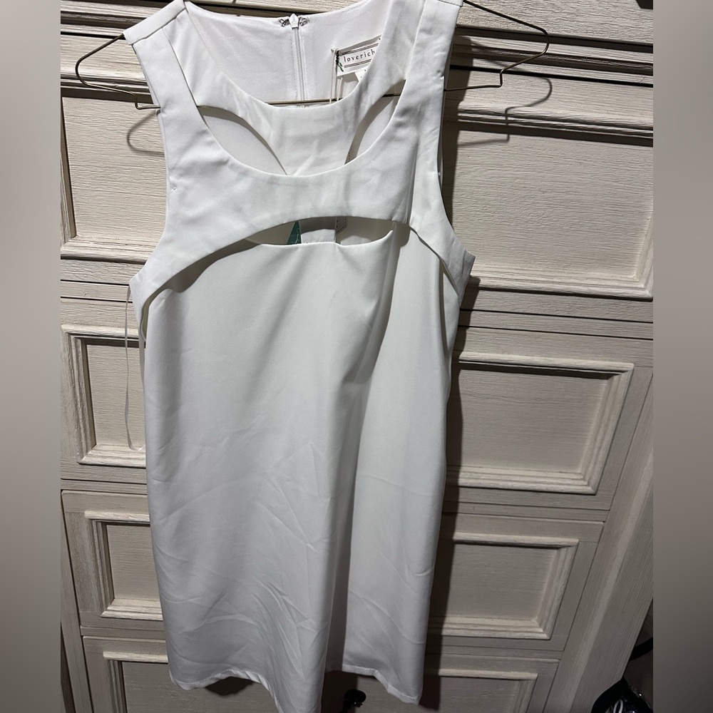 White cocktails dress